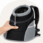 DogBedHouse Breathable Mesh & Security Zipper Backpack Carrier (Front-Opening)