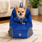 DogBedHouse Breathable Mesh & Security Zipper Backpack Carrier (Front-Opening)