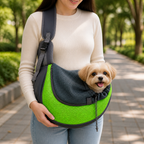 DogBedHouse Breathable Mesh & Sponge-Padded Sling Carrier