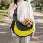 DogBedHouse Breathable Mesh & Sponge-Padded Sling Carrier