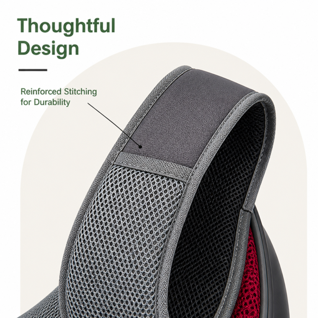DogBedHouse Breathable Mesh & Sponge-Padded Sling Carrier