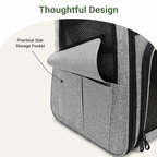 DogBedHouse Breathable Mesh & Water-Repellent Pet Backpack Carrier (Collapsible)