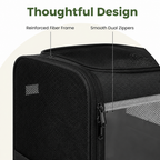 DogBedHouse Breathable Mesh & Water-Resistant Pet Backpack