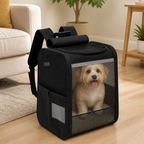 DogBedHouse Breathable Mesh & Water-Resistant Pet Backpack