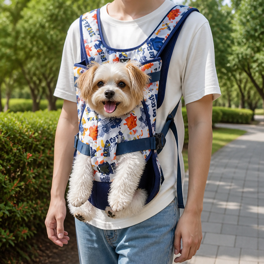 DogBedHouse Breathable Oxford & Adjustable Straps Carrier Backpack