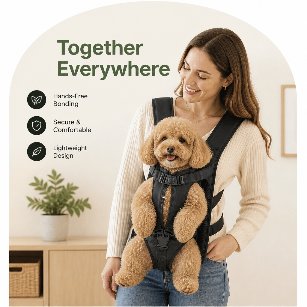 DogBedHouse Breathable Oxford & Adjustable Straps Carrier Backpack