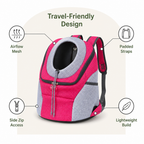 DogBedHouse Breathable Padded Hands-Free Backpack Carrier