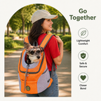 DogBedHouse Breathable Padded Hands-Free Backpack Carrier