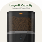 DogBedHouse Built-In Camera & Portion-Control Automatic Feeder (4L)