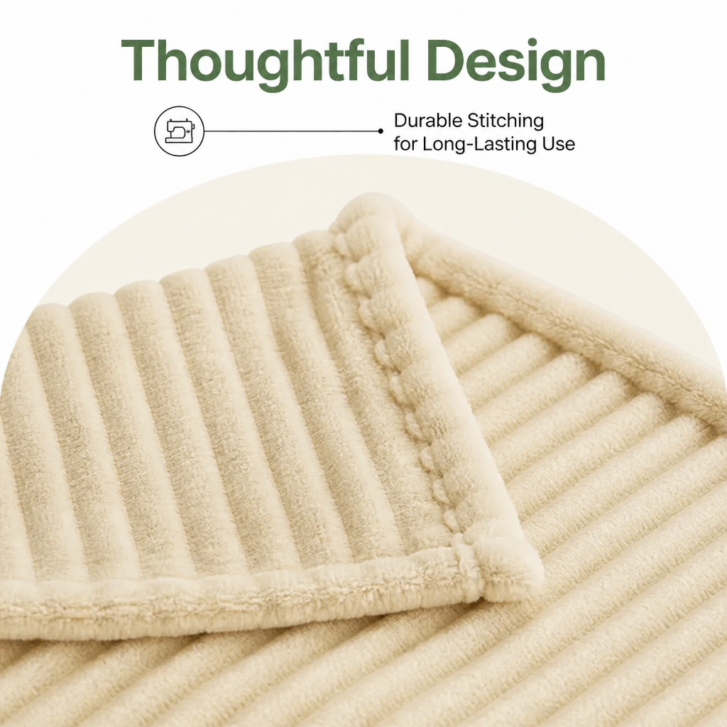 DogBedHouse Calming Coral Velvet & Machine Washable Pet Blanket