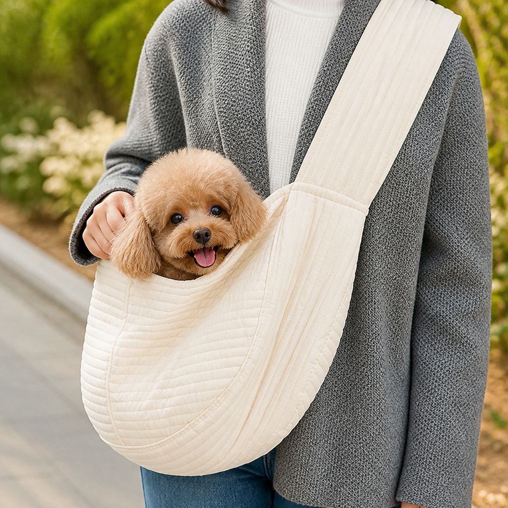 DogBedHouse Canvas Breathable Crossbody Sling Carrier