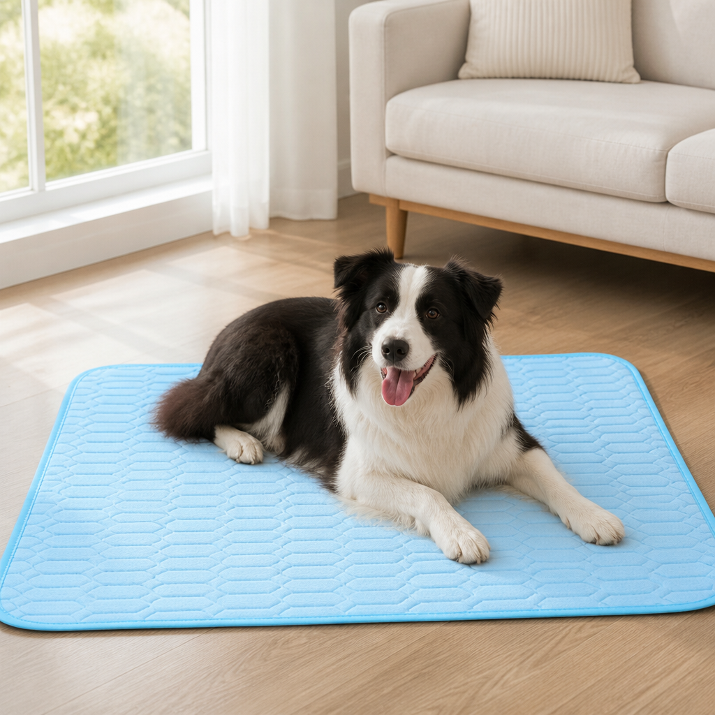 DogBedHouse Chemical-Free Breathable & Sweat-Absorbent Cooling Mat (Hand-Washable)