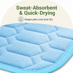 DogBedHouse Chemical-Free Breathable & Sweat-Absorbent Cooling Mat (Hand-Washable)