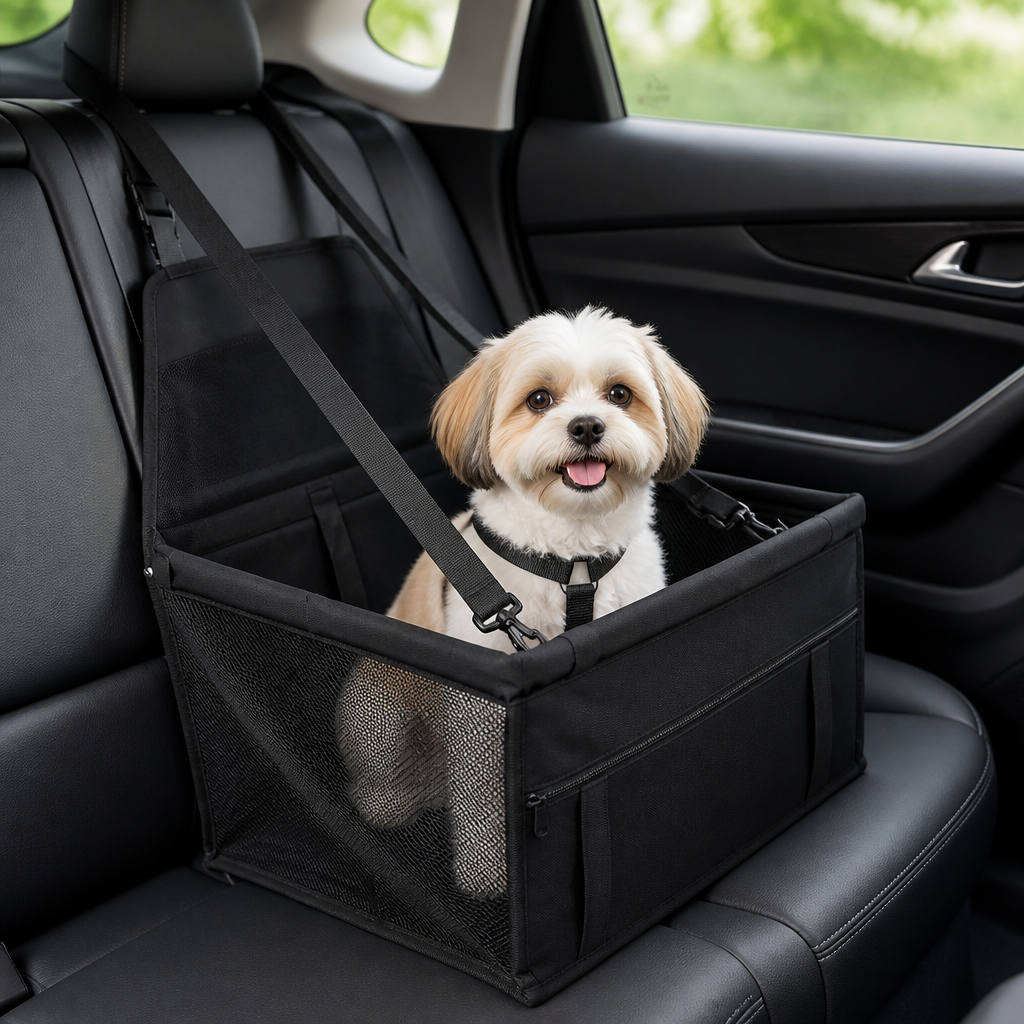 DogBedHouse Chemical-Free Foldable Hammock Car Seat Cover