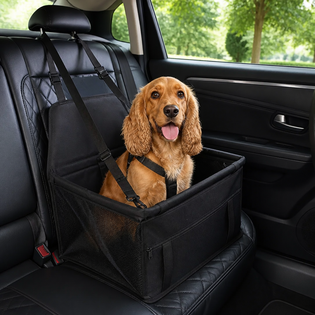 DogBedHouse Chemical-Free & Foldable Hammock Car Seat Cover
