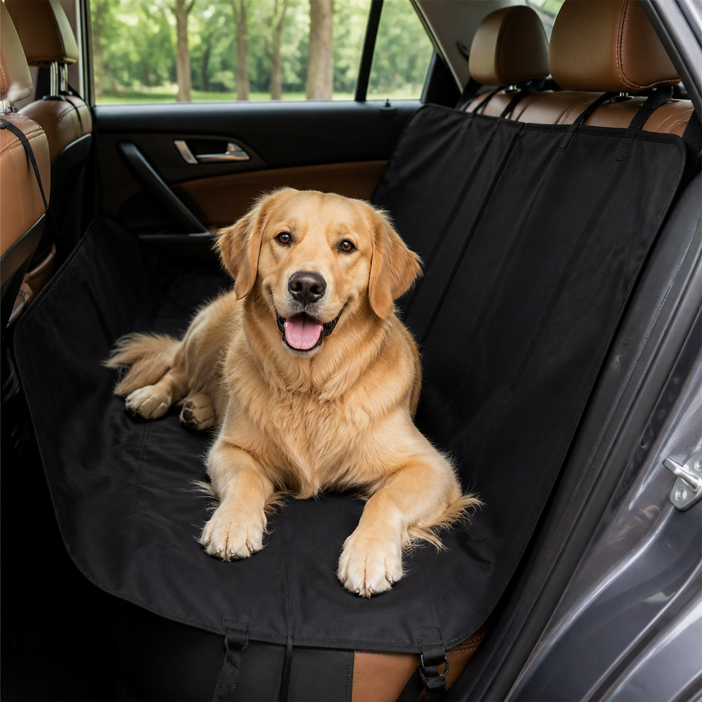 DogBedHouse Chemical-Free & Foldable Hammock Car Seat Cover