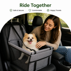 DogBedHouse Chemical-Free Foldable Hammock Car Seat Cover