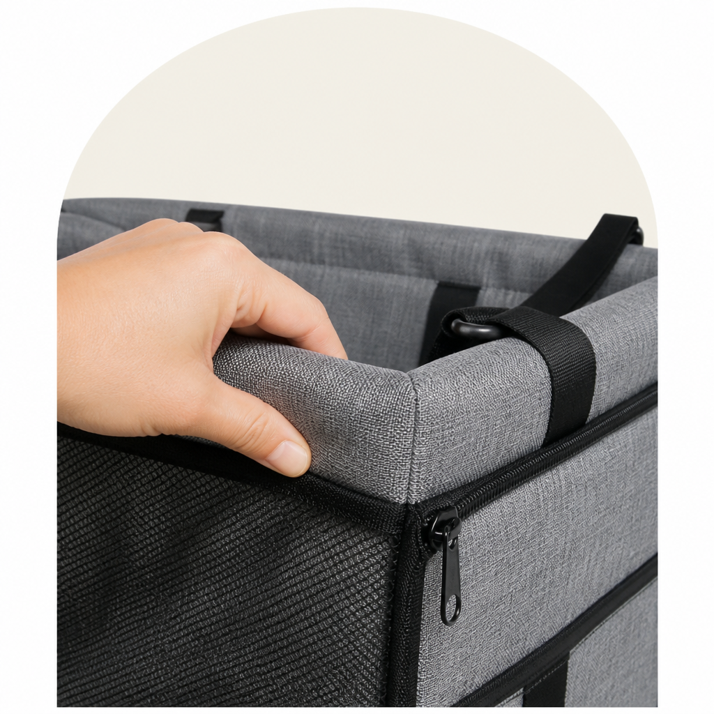 DogBedHouse Chemical-Free & Foldable Hammock Car Seat Cover