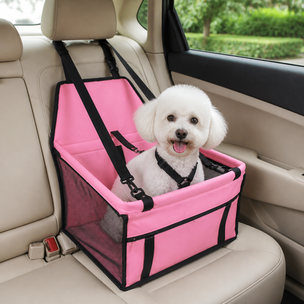 DogBedHouse Chemical-Free Foldable Hammock Car Seat Cover