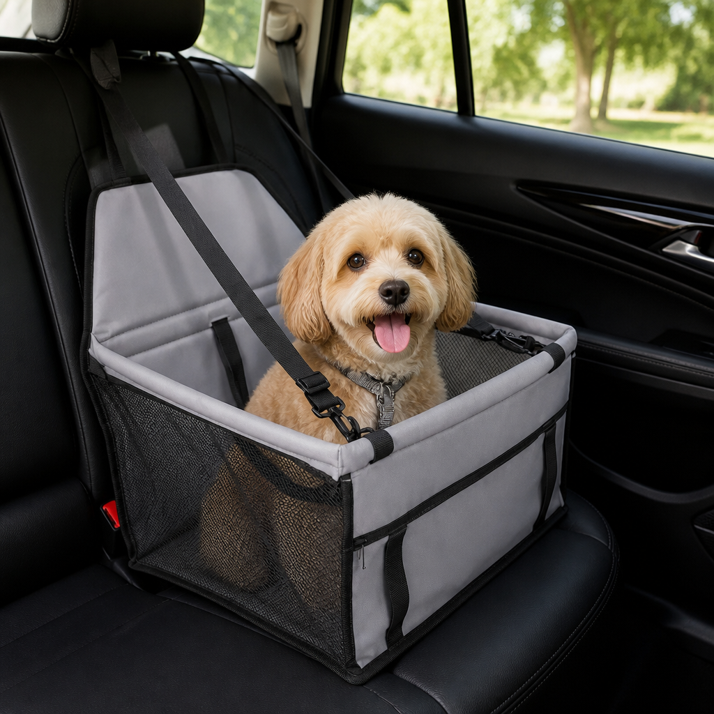 DogBedHouse Chemical-Free Foldable Hammock Car Seat Cover