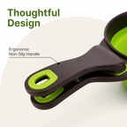 DogBedHouse Collapsible & Sealing Clip Feeding Scoop (Measuring Cup)