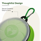 DogBedHouse Collapsible Silicone & Travel-Friendly Dog Bowl