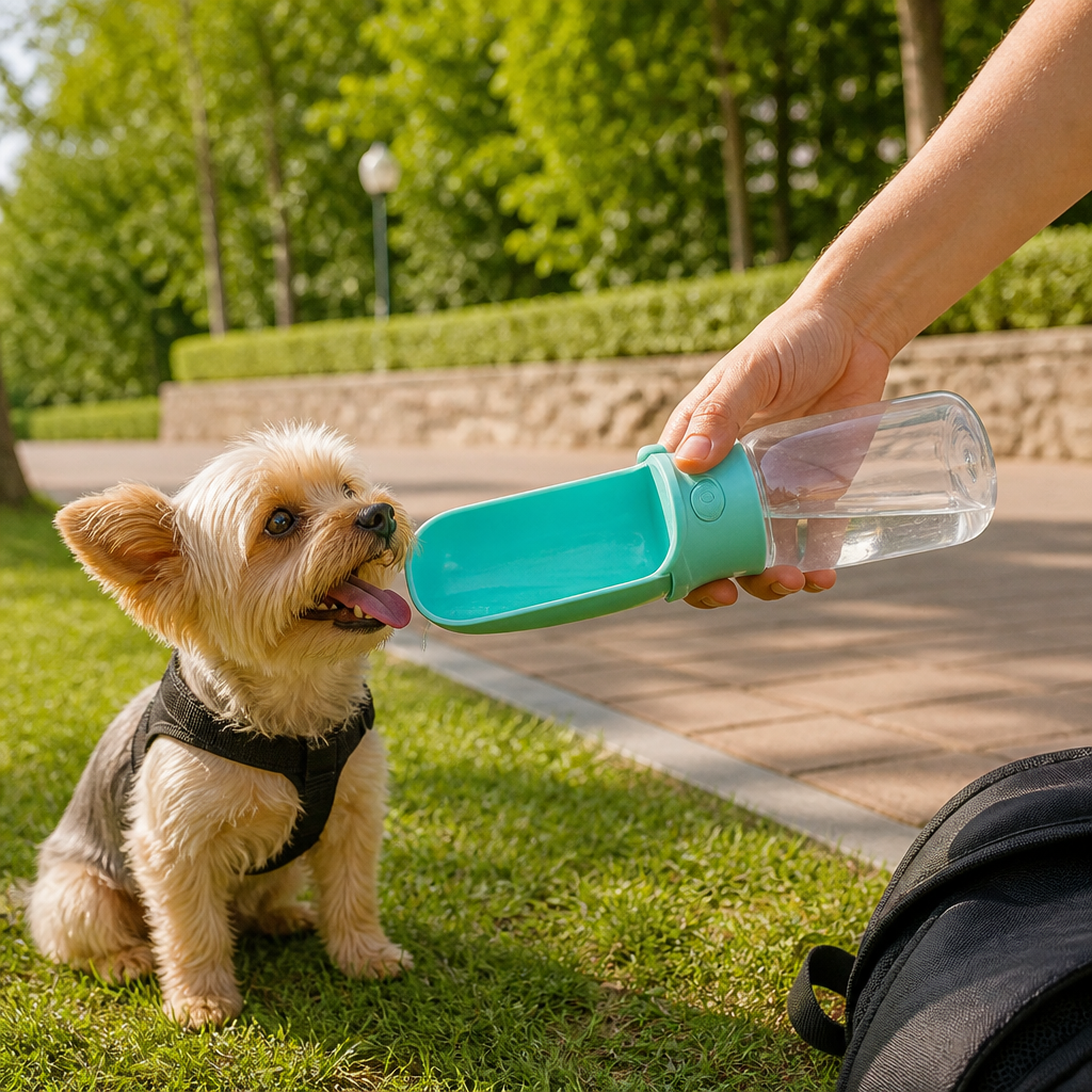 DogBedHouse Compact & Collapsible Pet Water Bottle