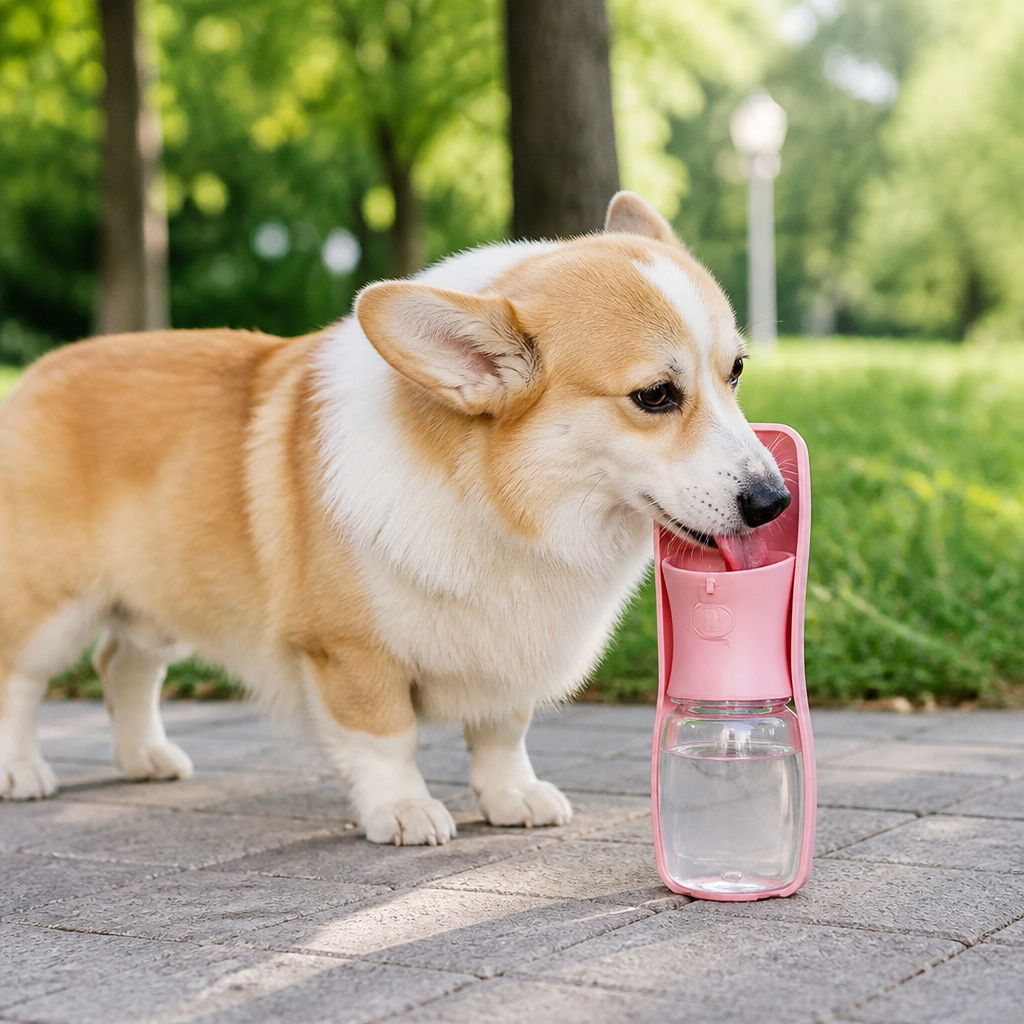 DogBedHouse Compact & Collapsible Pet Water Bottle