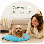 DogBedHouse Constant-Temperature Plush Pet Heating Pad (USB Powered)