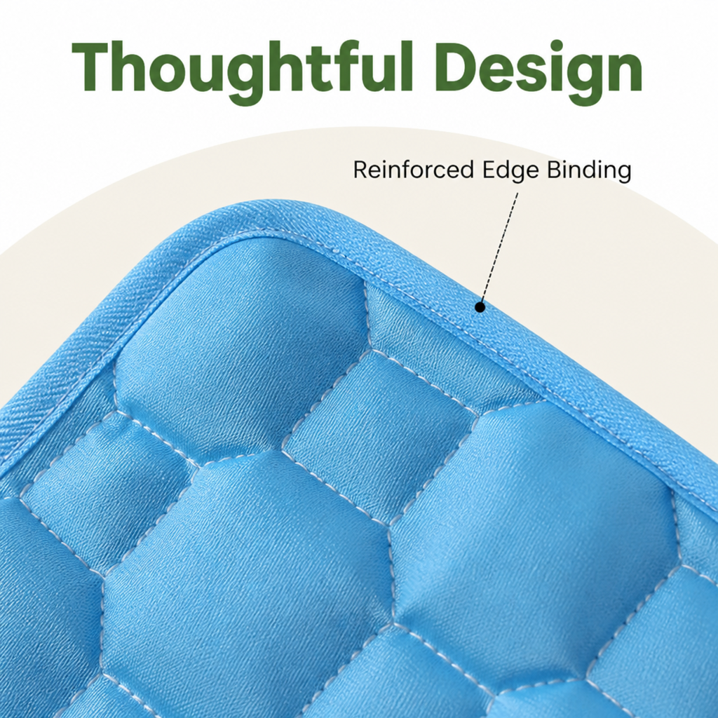 DogBedHouse Cooling & Breathable Ice Silk Pet Mat (Machine Washable)
