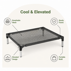 DogBedHouse Cooling Breathable Mesh Elevated Dog Bed