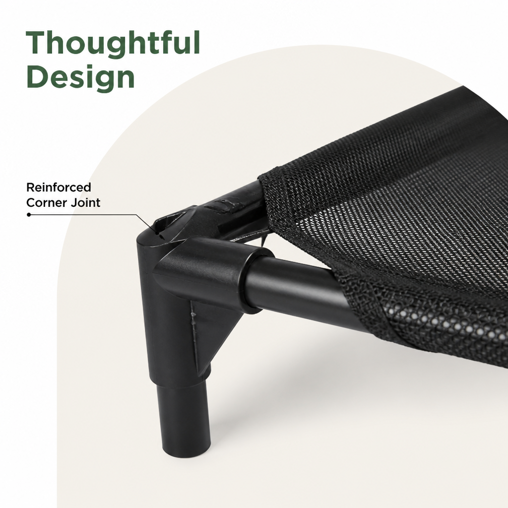 DogBedHouse Cooling Breathable Mesh Elevated Dog Bed