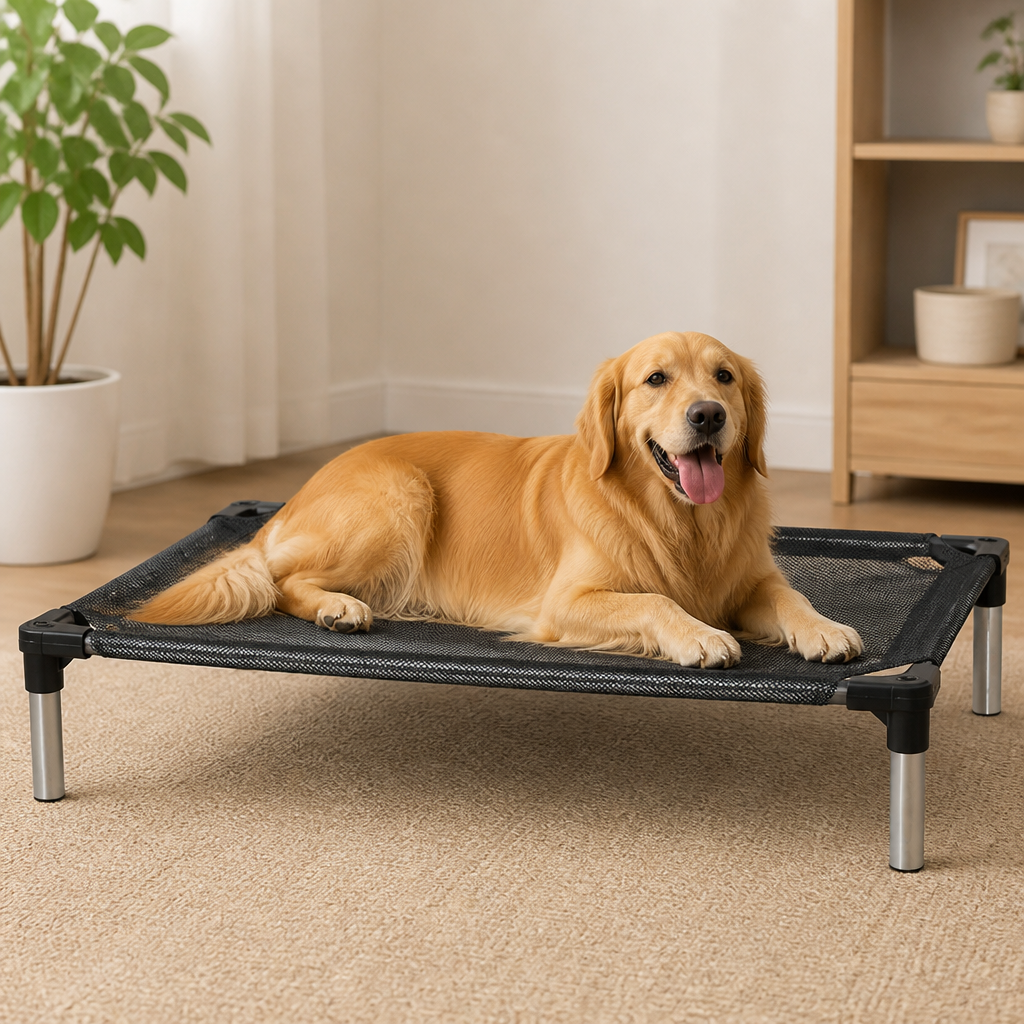 DogBedHouse Cooling Breathable Mesh Elevated Dog Bed