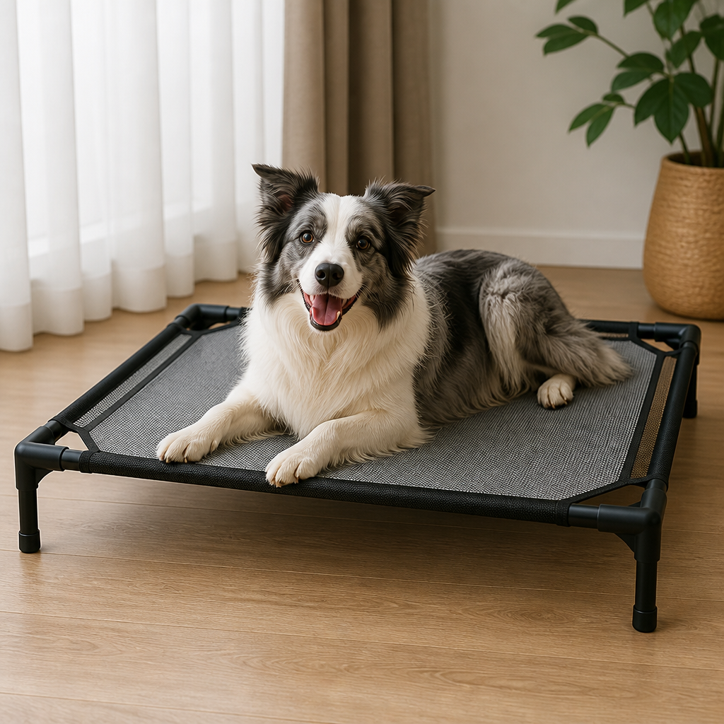 DogBedHouse Cooling Breathable Mesh Elevated Dog Bed