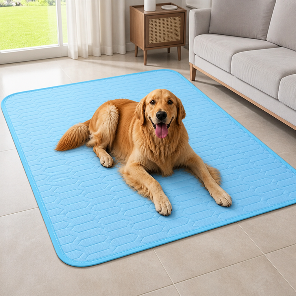 DogBedHouse Cooling Breathable & Sweat-Absorbent Chemical-Free Pet Mat