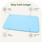 DogBedHouse Cooling Breathable & Sweat-Absorbent Chemical-Free Pet Mat