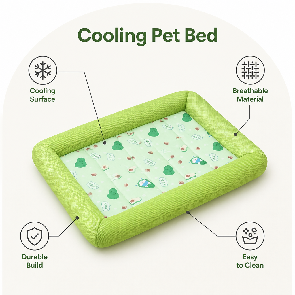 DogBedHouse Cooling Breathable Washable Dog Bed