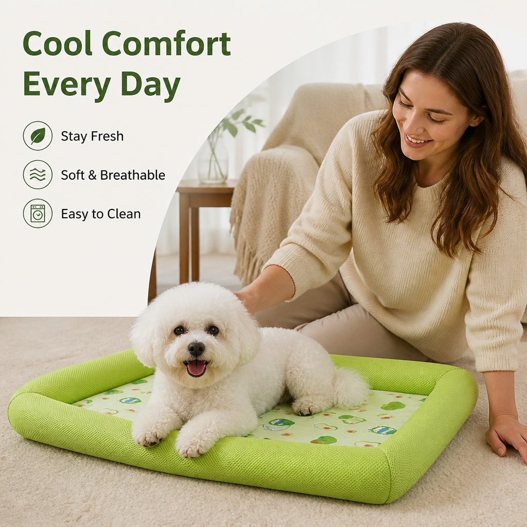 DogBedHouse Cooling Breathable Washable Dog Bed