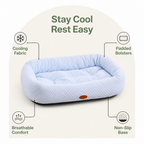DogBedHouse Cooling Donut Plush Dog Bed