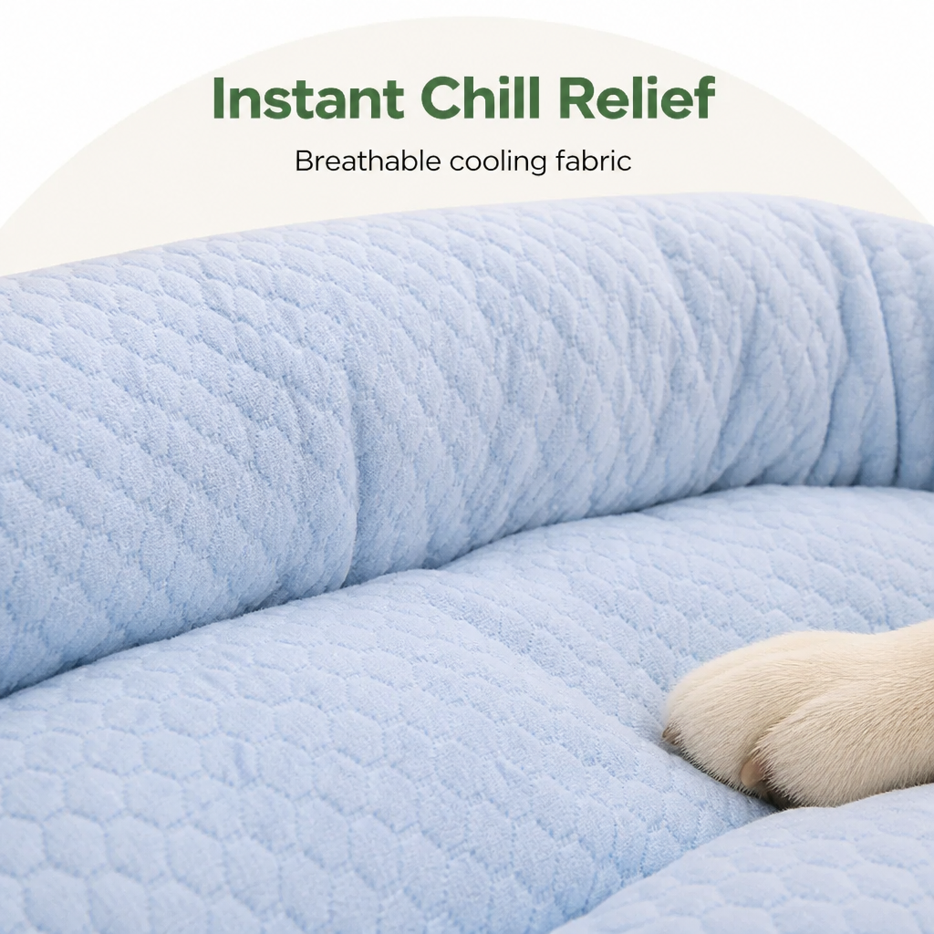DogBedHouse Cooling Donut Plush Dog Bed