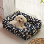 DogBedHouse Cotton & Linen Breathable Pet Nest (Removable Cover)