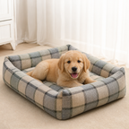 DogBedHouse Cotton & Linen Breathable Pet Nest (Removable Cover)