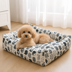 DogBedHouse Cotton & Linen Breathable Pet Nest (Removable Cover)
