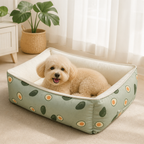 DogBedHouse Cotton & Linen Breathable Pet Nest (Removable Cover)