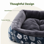 DogBedHouse Cozy Insulated Plush Dog Bed