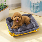 DogBedHouse Cozy Insulated Plush Dog Bed
