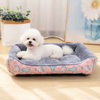 DogBedHouse Cozy Insulated Plush Dog Bed