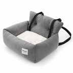 DogBedHouse Cushioned Plush Washable Car Seat Cover (Foldable Hammock)