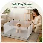 DogBedHouse DIY Modular & Foldable Small Pet Playpen