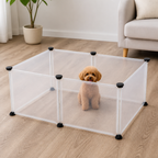 DogBedHouse DIY Modular & Foldable Small Pet Playpen